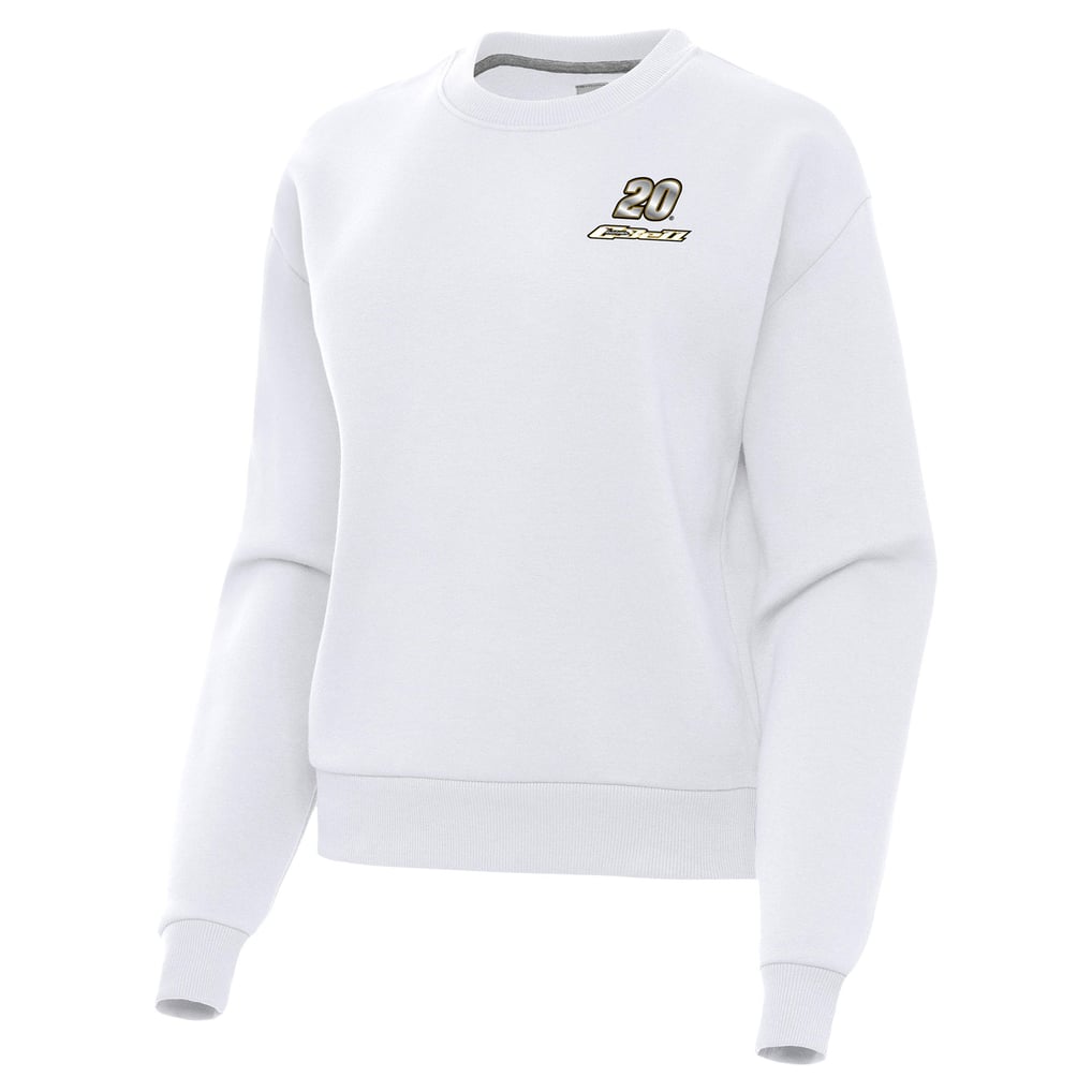  Christopher Bell Antigua Women's  Victory Pullover Sweatshirt - White